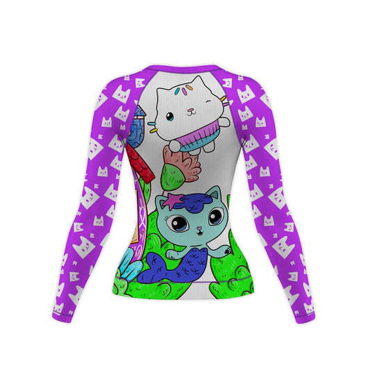 Combatra Dollhouse Compression Rash Guard For Women