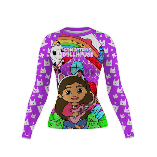 Combatra Dollhouse Compression Rash Guard For Women
