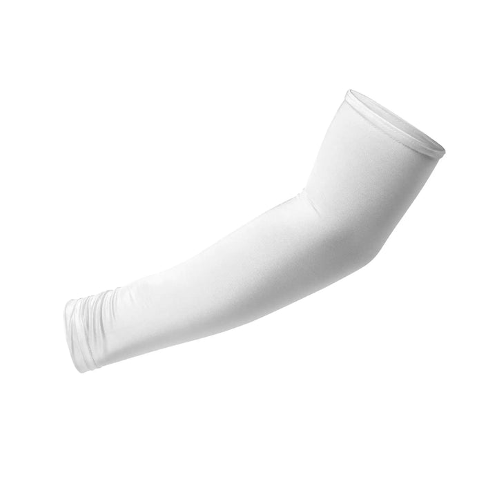 Combatra Cricket White Arm Sleeves – UPF 50+