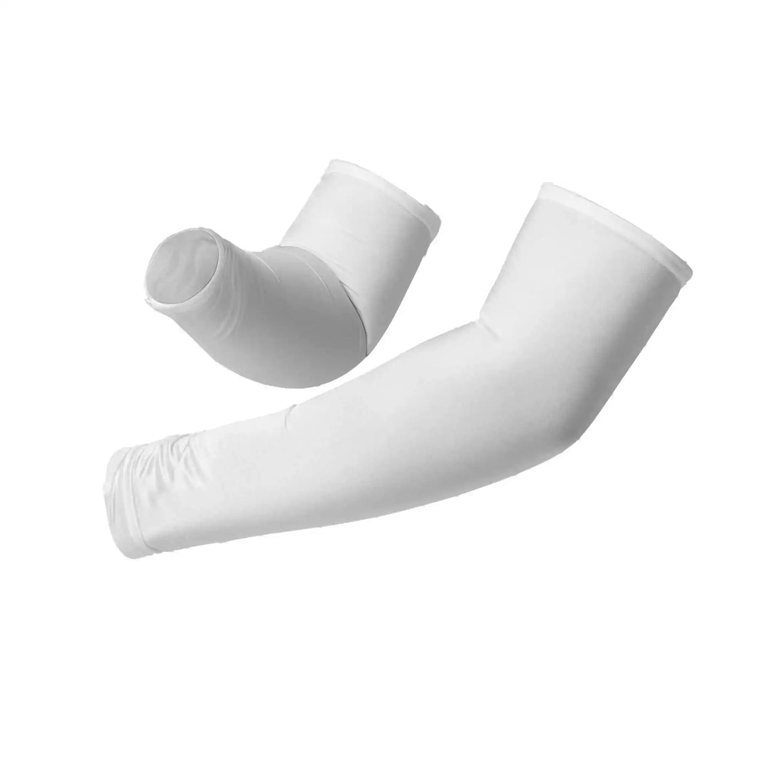 Combatra Cricket White Arm Sleeves – UPF 50+