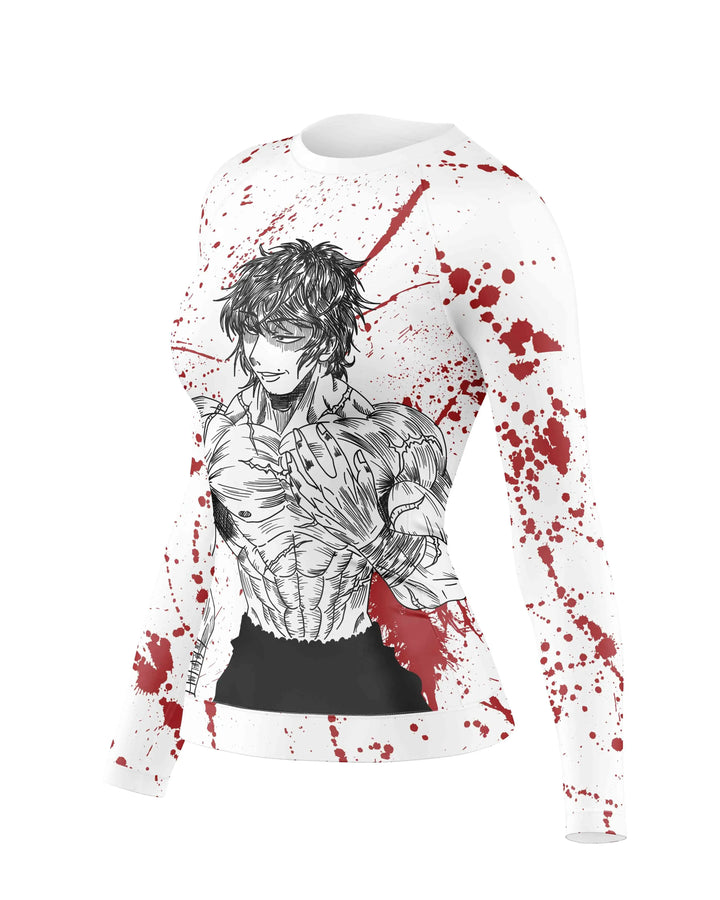 Combatra Blood Splash Combat Women’s BJJ Rashguard – UPF 50+