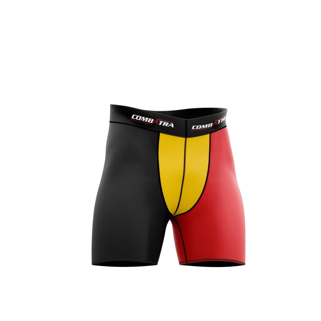 Aboriginal Art Compression Shorts - Compression Shorts | Combatra