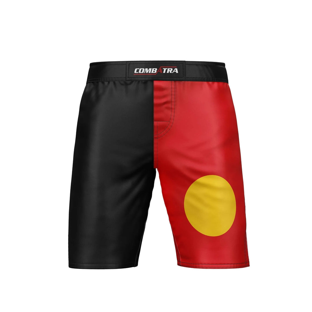 Aboriginal Flag MMA Shorts | Combatra