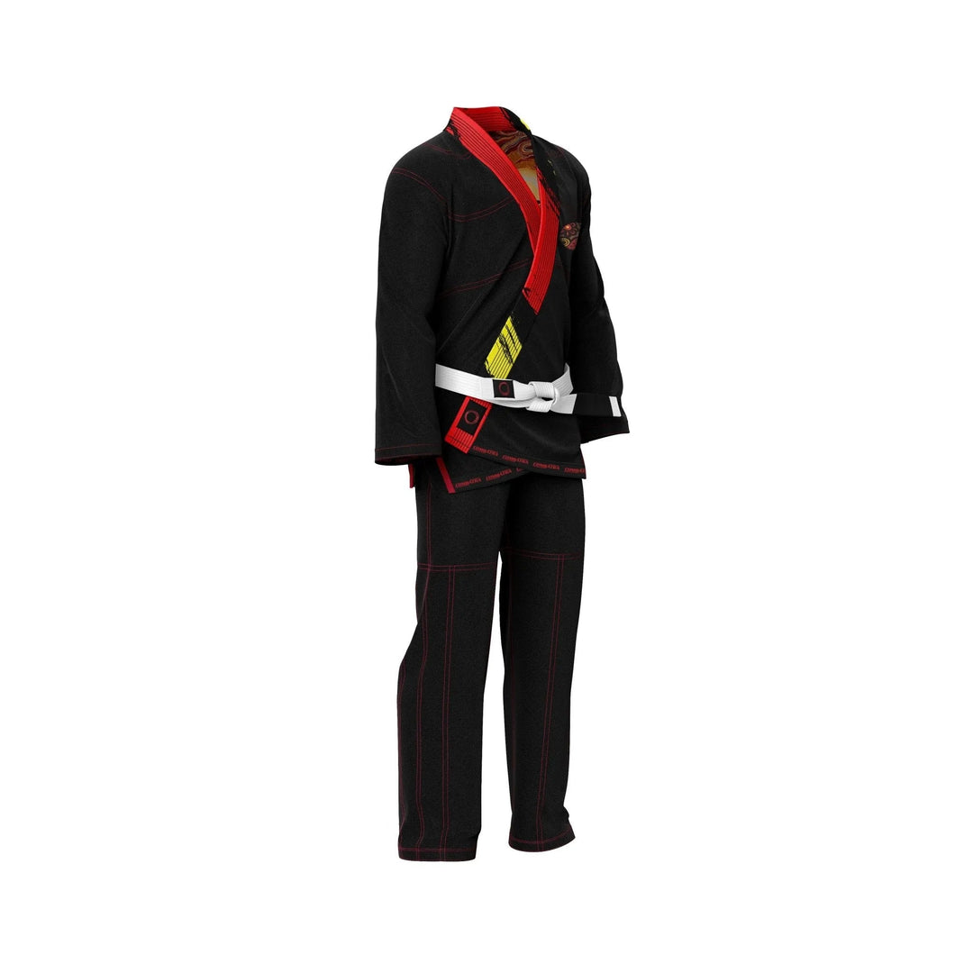 Aboriginal Traditional Art Patriotic Brazilian Jiu - Jitsu Gi - Patriotic Gi | Combatra
