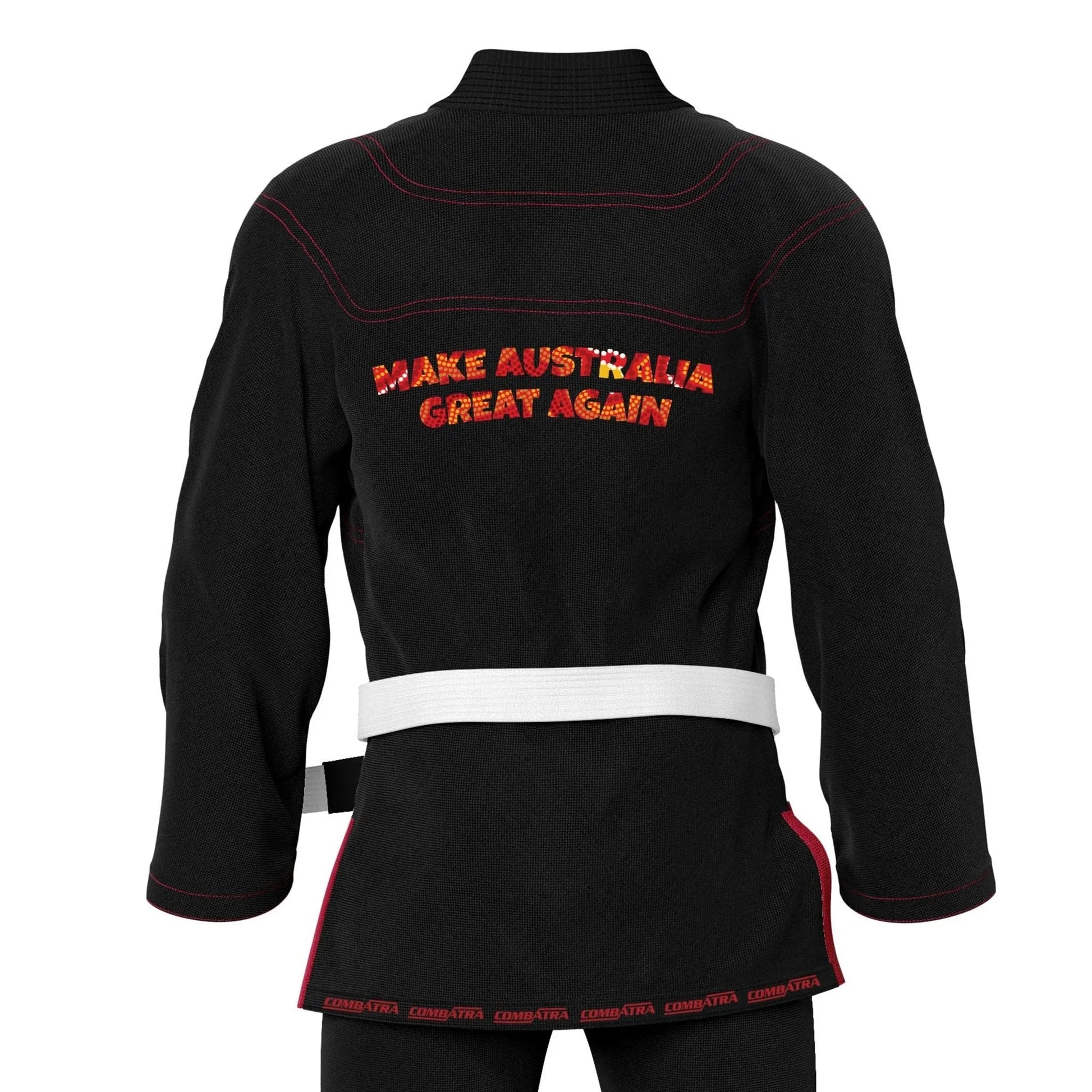 Aboriginal Traditional Art Patriotic Brazilian Jiu - Jitsu Gi - Patriotic Gi | Combatra