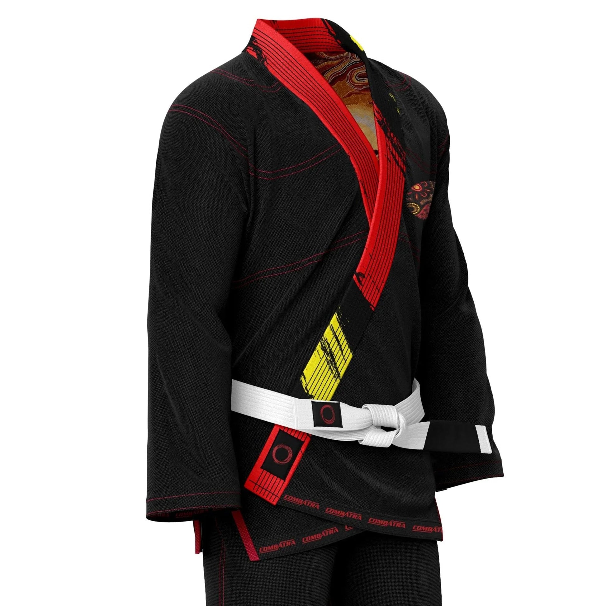 Aboriginal Traditional Art Patriotic Brazilian Jiu - Jitsu Gi - Patriotic Gi | Combatra