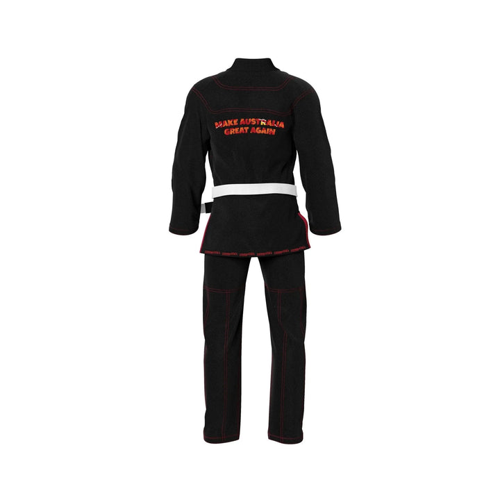 Aboriginal Traditional Art Patriotic Brazilian Jiu - Jitsu Gi - Patriotic Gi | Combatra