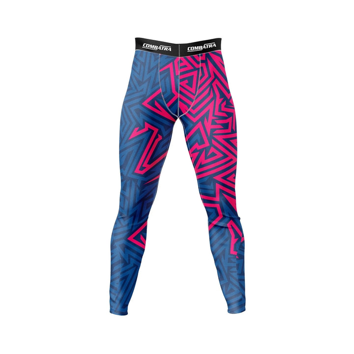 Abstract Geometric Compression Pants - Compression Pants | Combatra