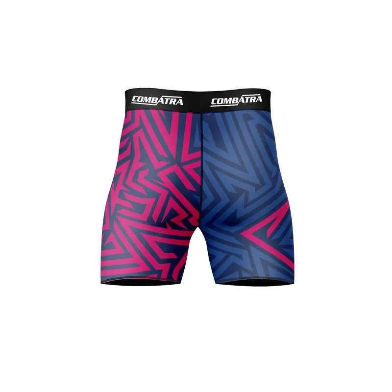 Abstract Geometric Compression Shorts - Compression Shorts | Combatra