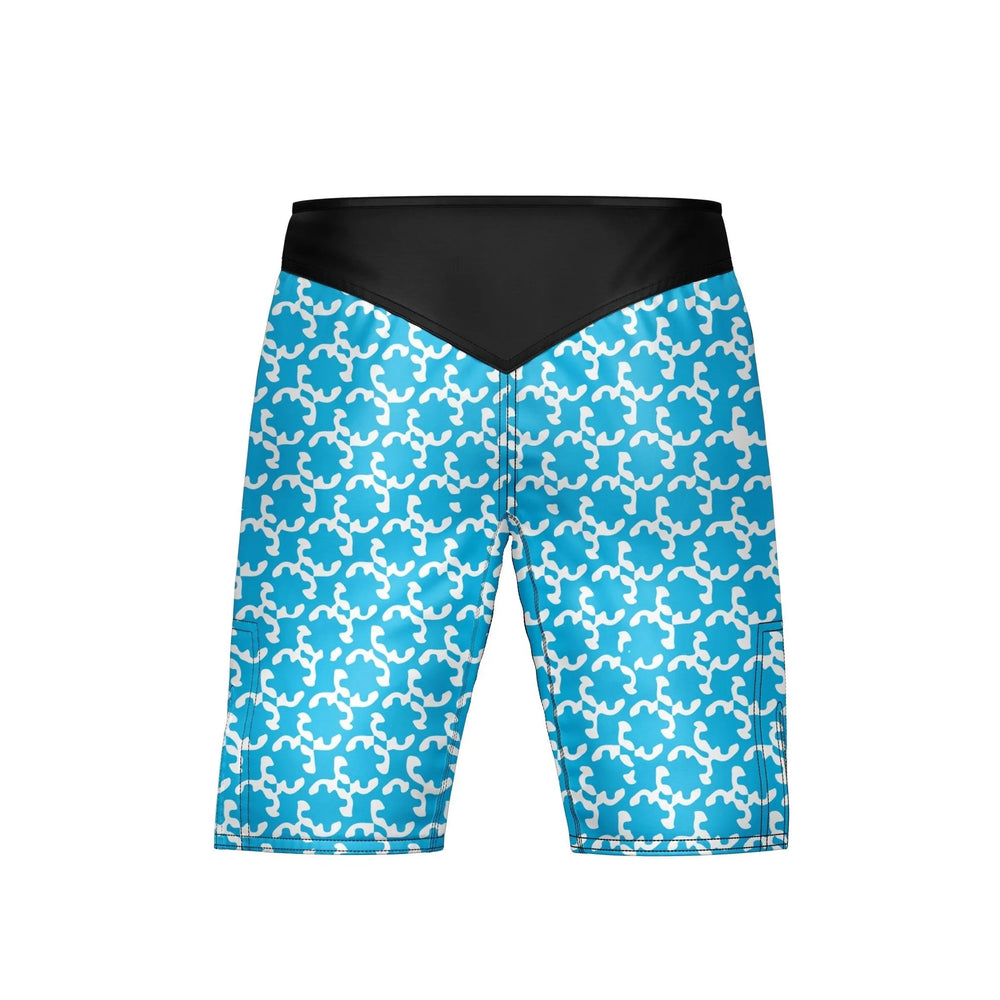 Abstract Sky Blue MMA Shorts - MMA Shorts | Combatra