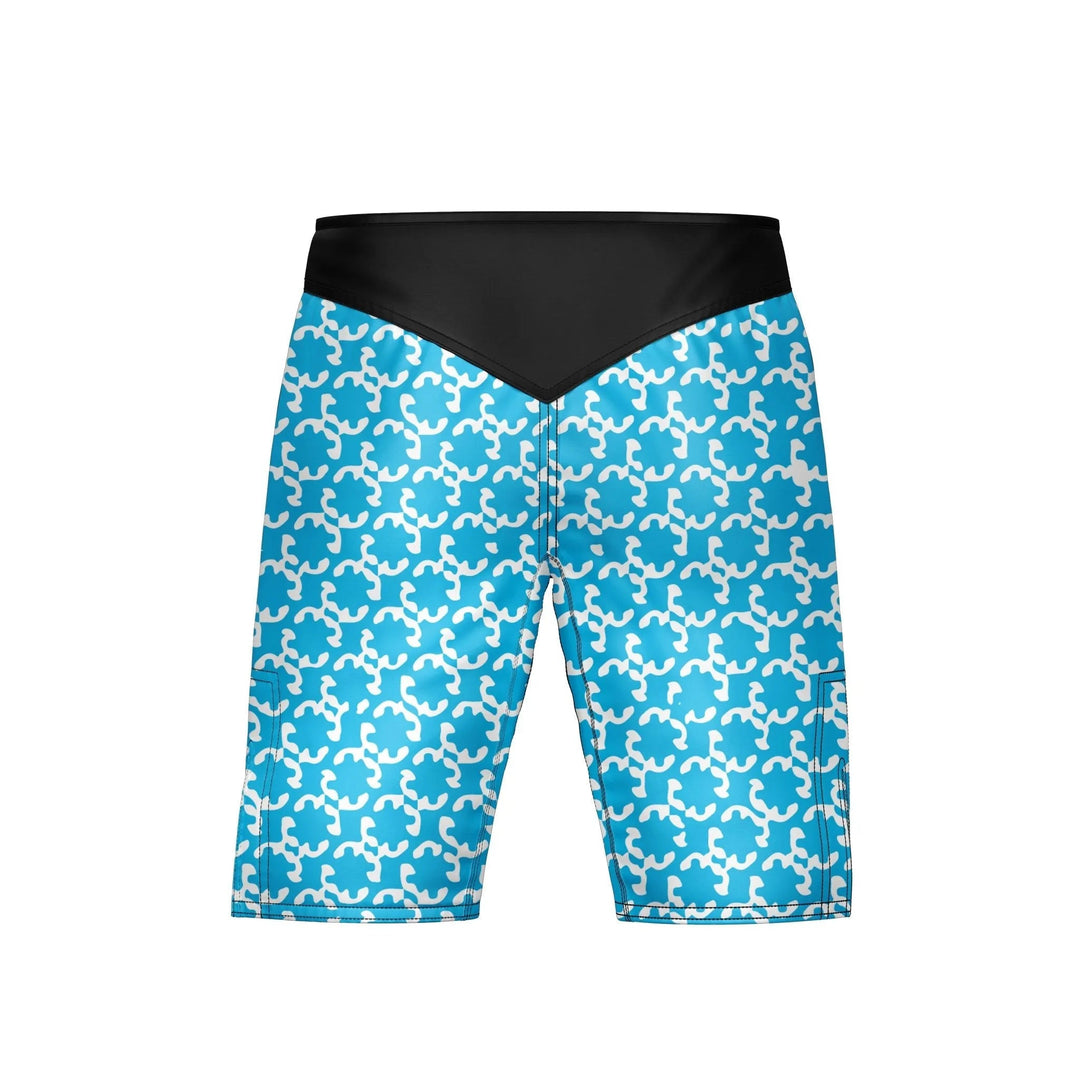Abstract Sky Blue MMA Shorts - MMA Shorts | Combatra