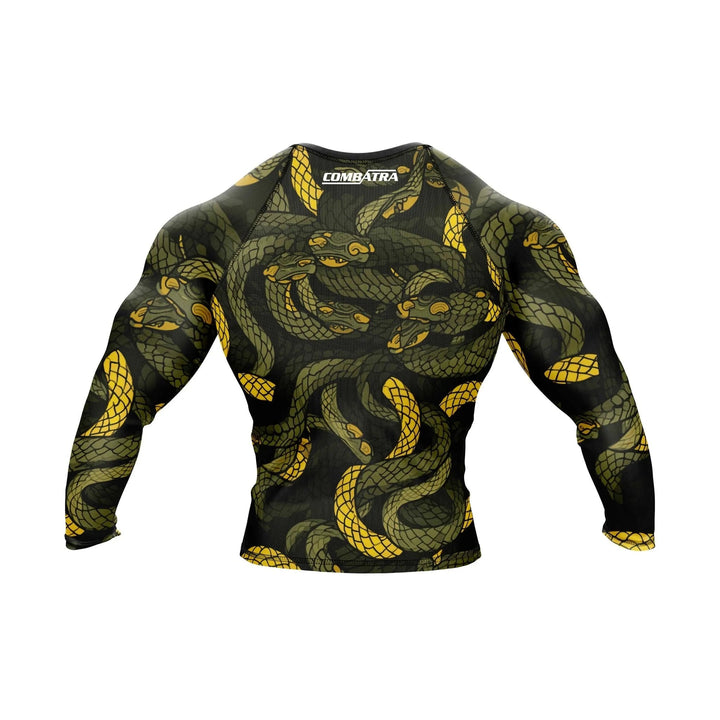 Abstract Snake Fury Compression Rash Guard - Premium Rashguards | Combatra