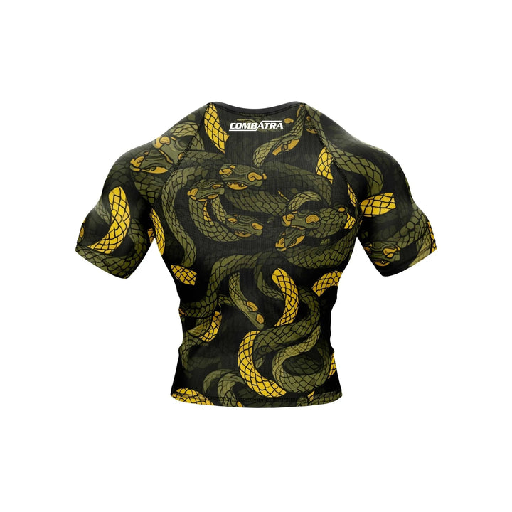 Abstract Snake Fury Compression Rash Guard - Premium Rashguards | Combatra