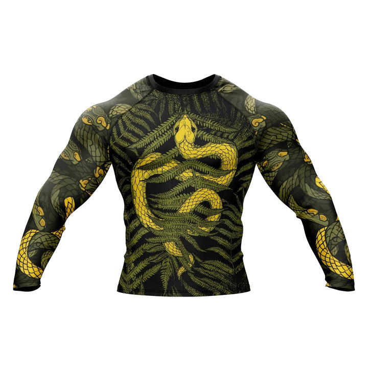 Abstract Snake Fury Compression Rash Guard - Premium Rashguards | Combatra
