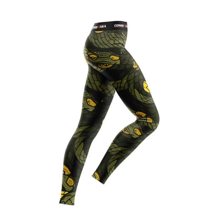 Abstract Snake Fury Compression spats For Women - Compression Spats | Combatra