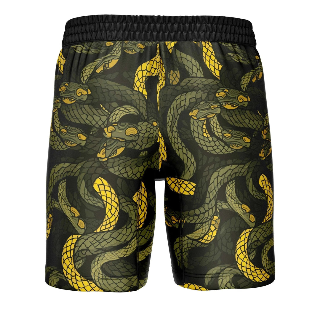 Abstract Snake Fury Training Shorts - Abstract Design - Training Shorts | Combatra