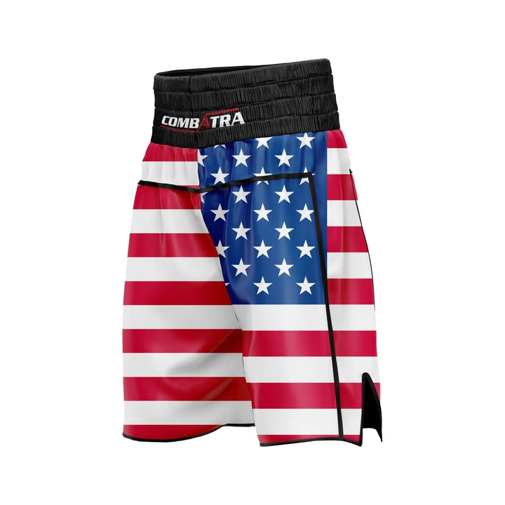 American Flag Print Boxer Briefs - Boxing Shorts | Combatra