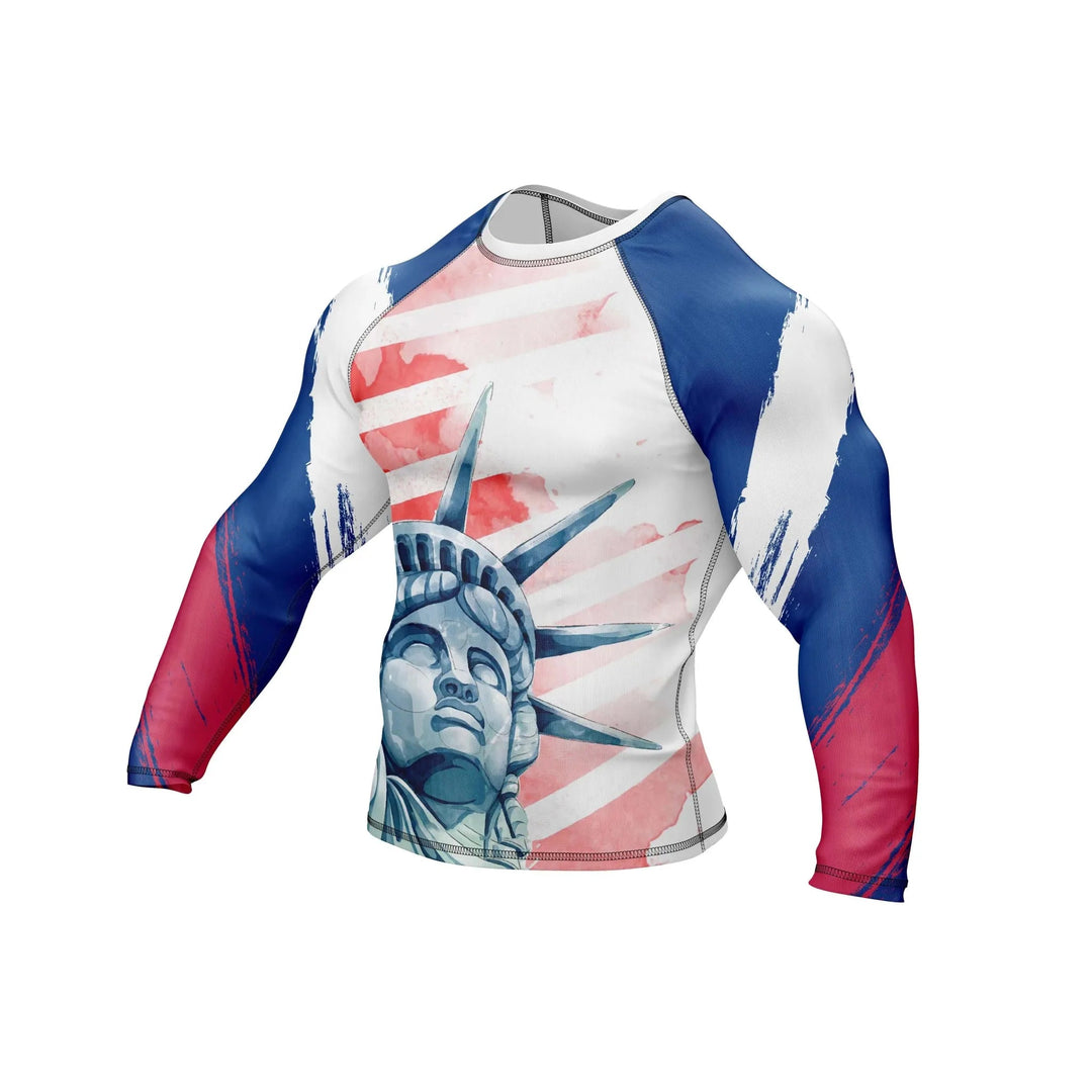American Spirit Patriotic Rashguard - Patriotic Rashguards | Combatra