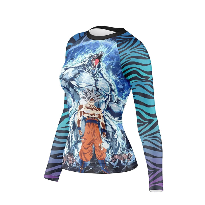 Anime Ascension Warrior Rashguard For Women - Premium Rashguards | Combatra
