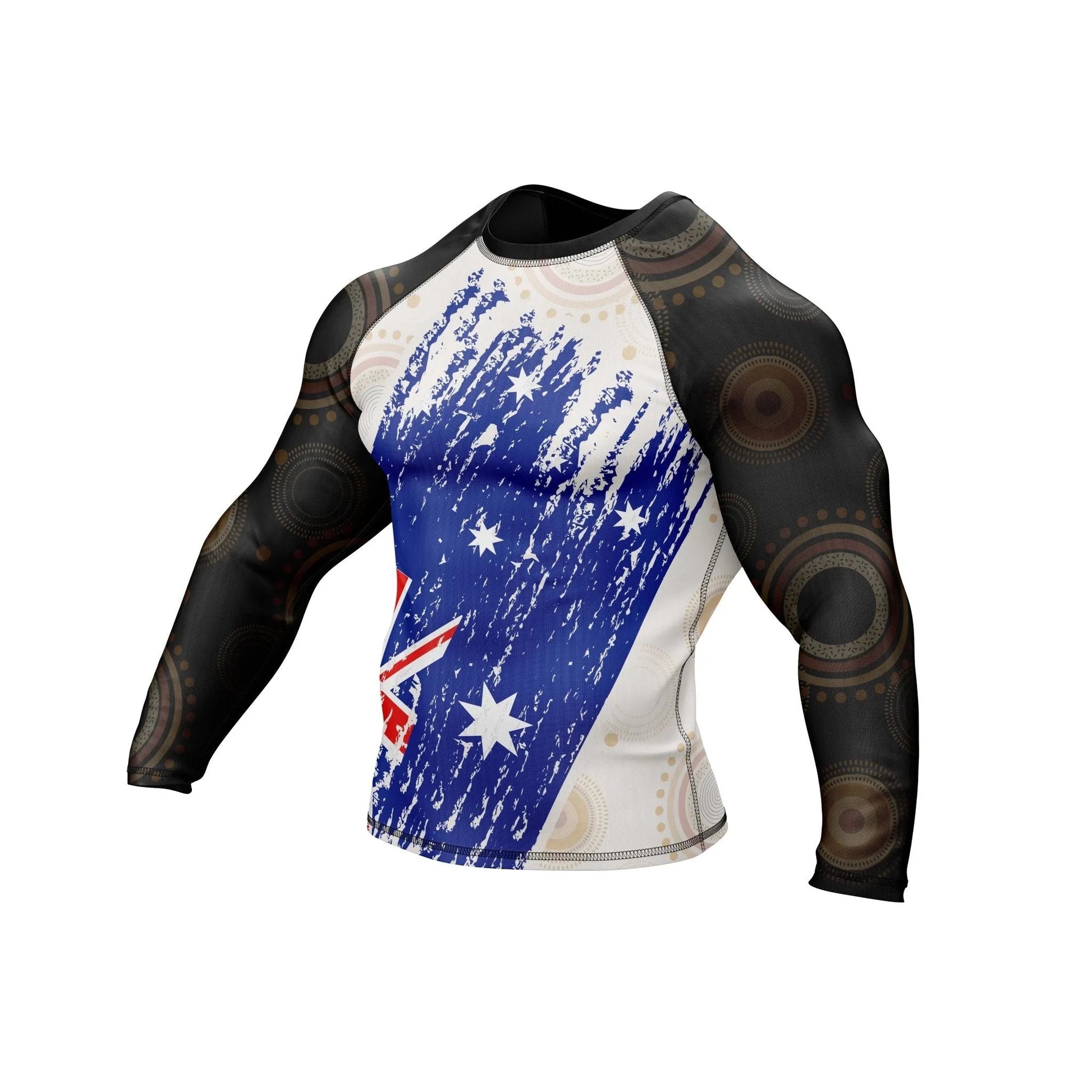 Australia Pride Aussie Spirit Patriotic Rashguard - Patriotic Rashguards | Combatra