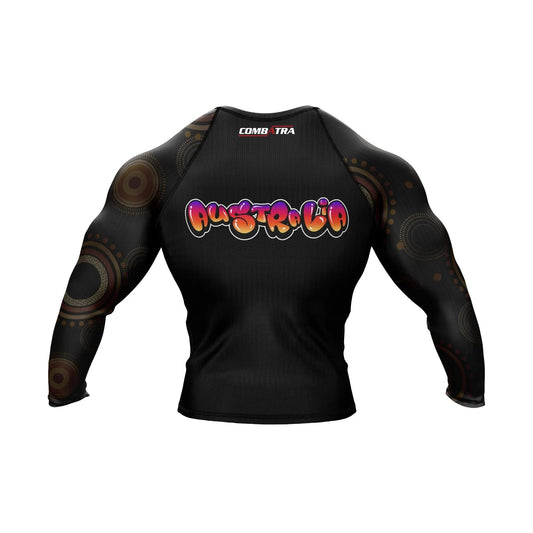 Australia Pride Aussie Spirit Patriotic Rashguard - Patriotic Rashguards | Combatra