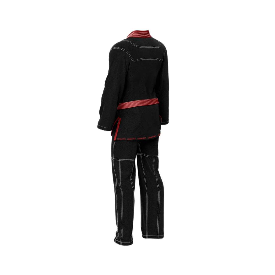 Basic Black with Red threads Jiu - Jitsu Gi - Standard GI | Combatra