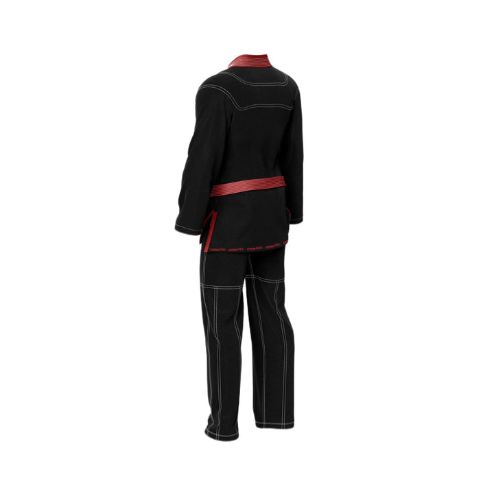 Basic Black with Red threads Jiu - Jitsu Gi - Standard GI | Combatra