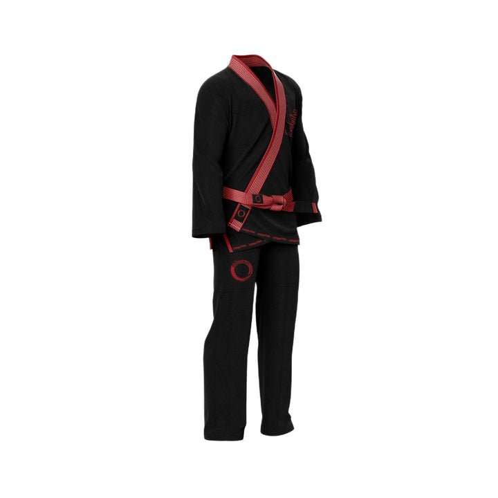 Basic Black with Red threads Jiu - Jitsu Gi - Standard GI | Combatra
