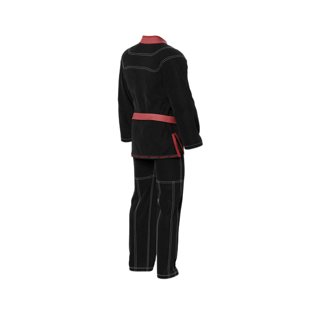 Basic Black with Red threads Jiu - Jitsu Gi - Standard GI | Combatra