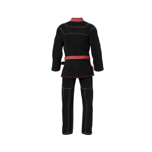 Basic Black with Red threads Jiu - Jitsu Gi - Standard GI | Combatra
