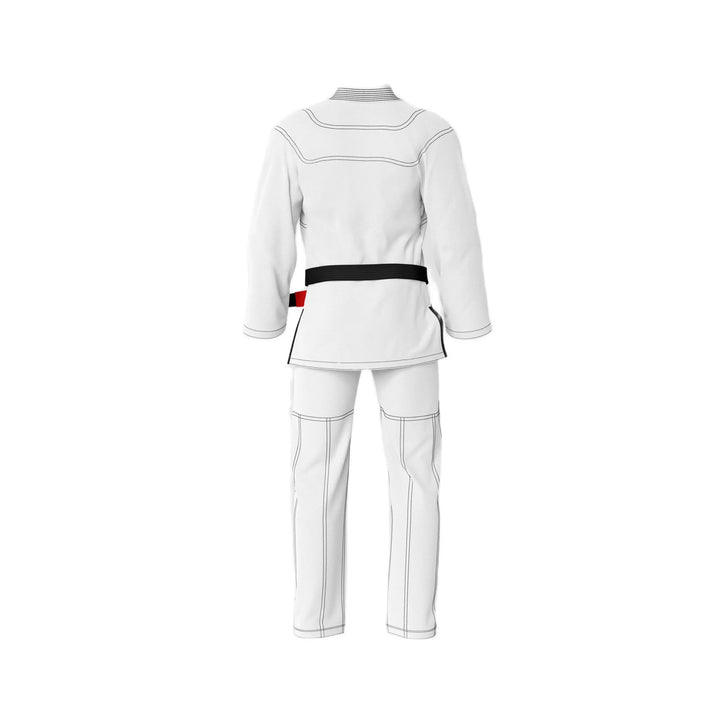 Basic White with Black Thread Brazilian Jiu Jitsu Gi - Standard GI | Combatra