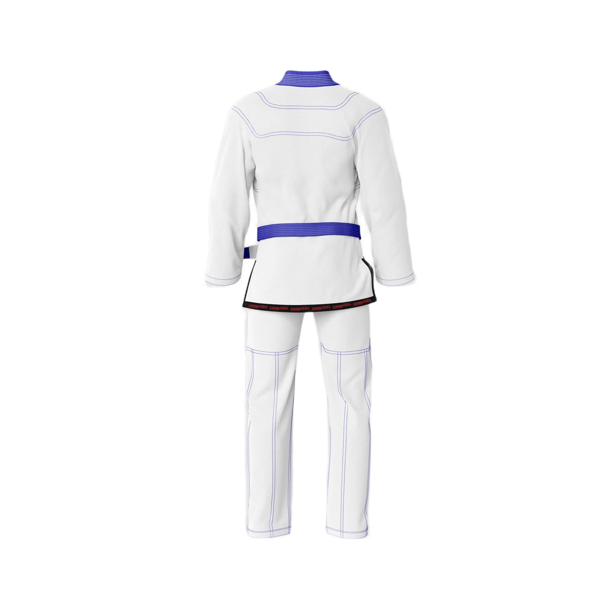 Basic White with Blue threads Jiu - Jitsu Gi - Standard GI | Combatra