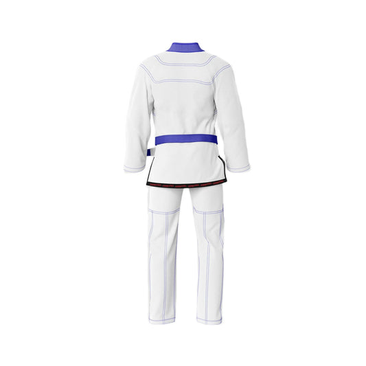 Basic White with Blue threads Jiu - Jitsu Gi - Standard GI | Combatra