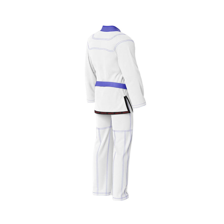 Basic White with Blue threads Jiu - Jitsu Gi - Standard GI | Combatra