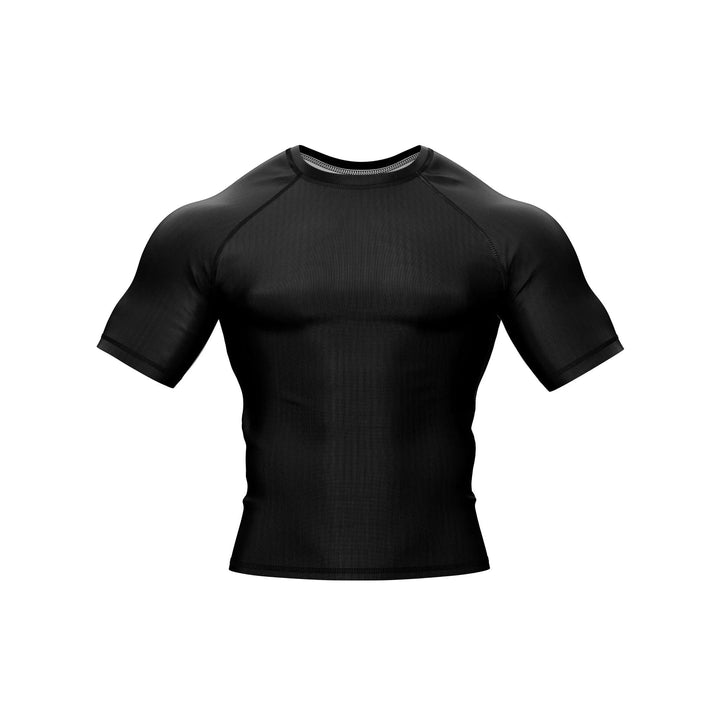 Black Compression Guard - Ultimate Rash Protection - Ranked Rashguard | Combatra