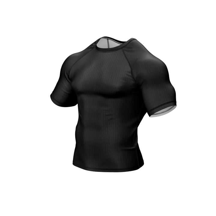 Black Compression Guard - Ultimate Rash Protection - Ranked Rashguard | Combatra