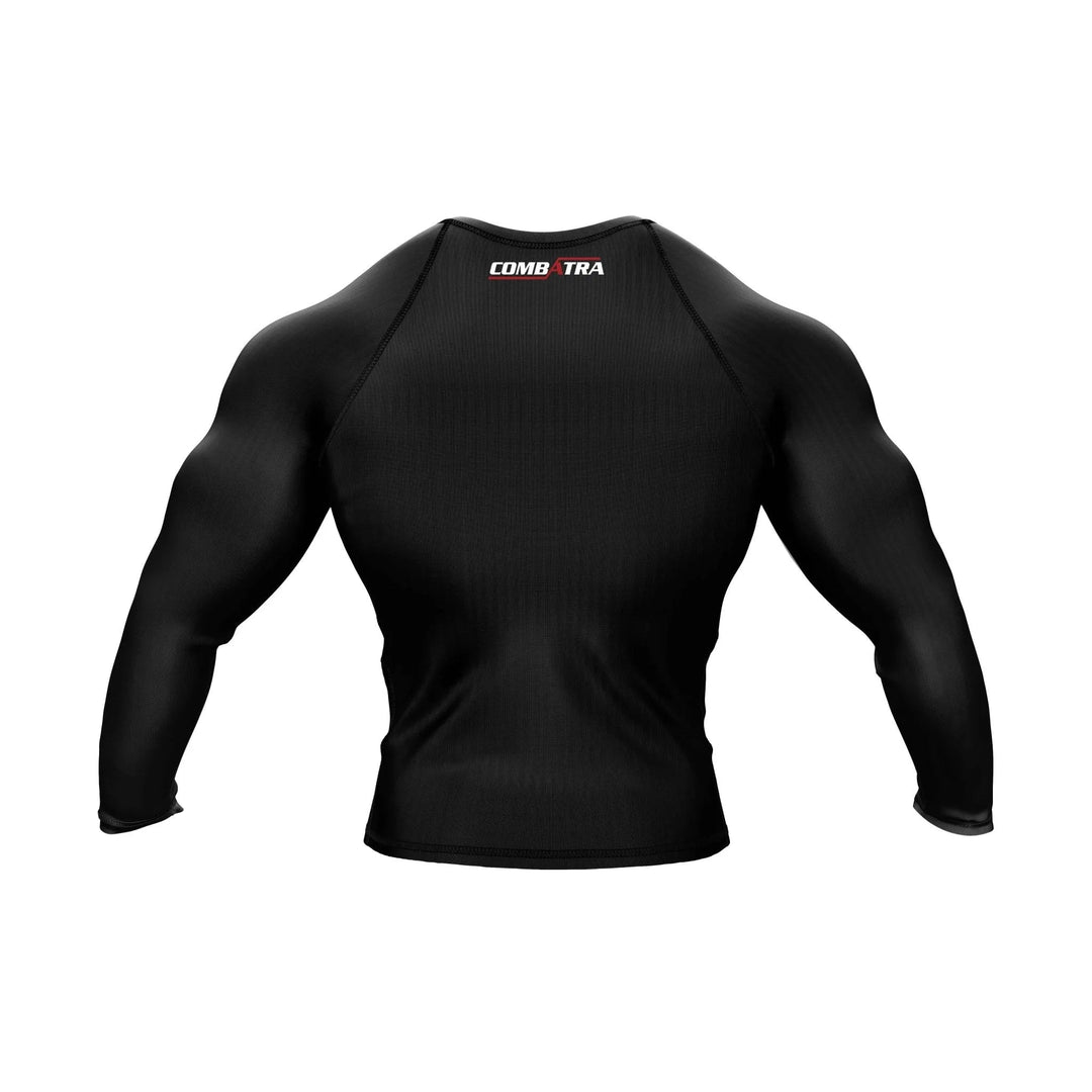 Black Edition Compression Rash Guard - Premium Rashguards | Combatra