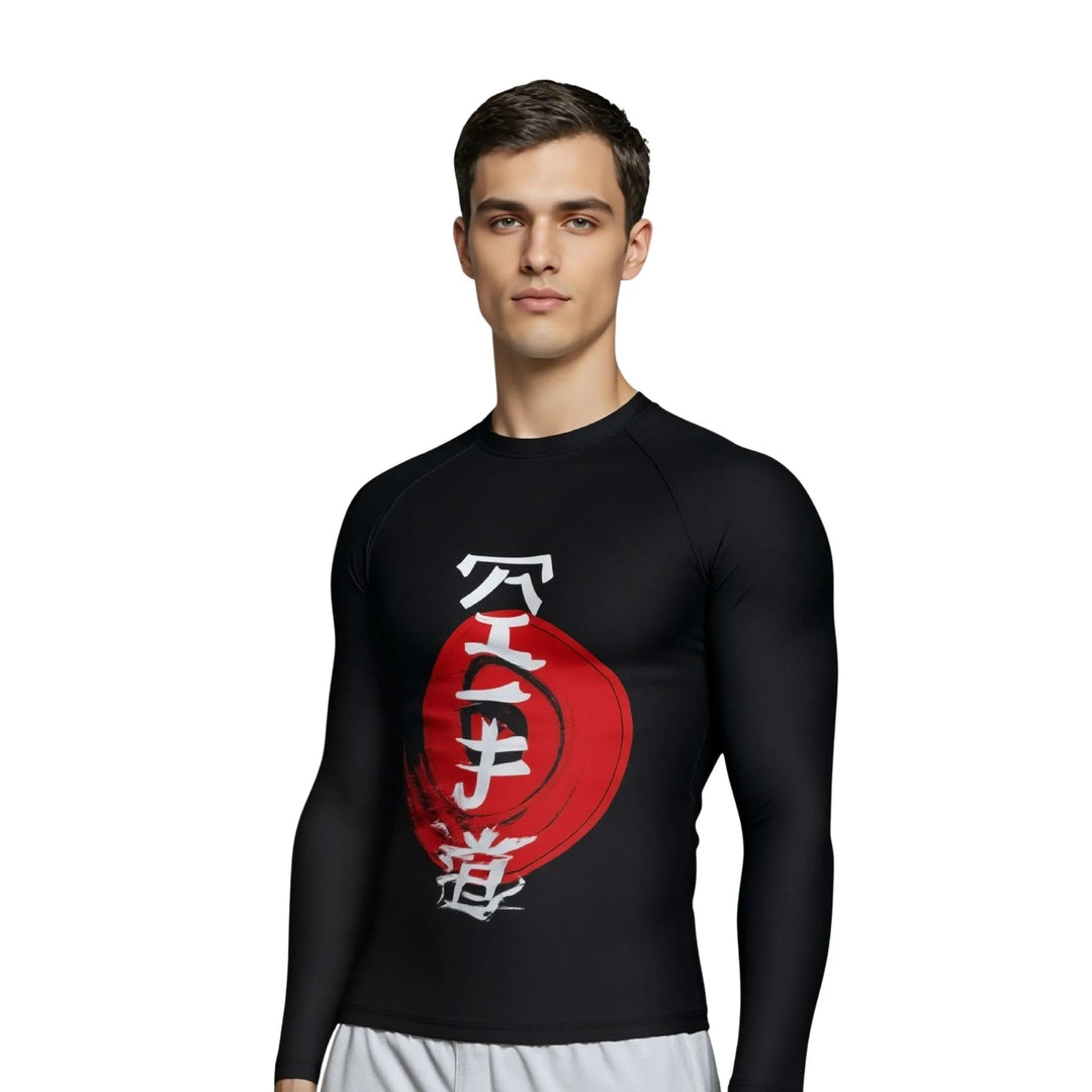 Black Edition Compression Rash Guard - Premium Rashguards | Combatra