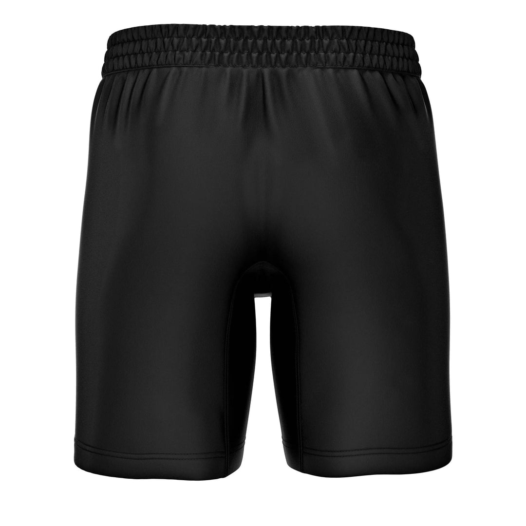 Black shorts on a white background