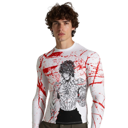 Blood Splash Compression Rash Guard - Premium Rashguards | Combatra