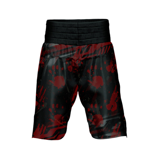 Handprint Black & Red Boxer Shorts - Combatra