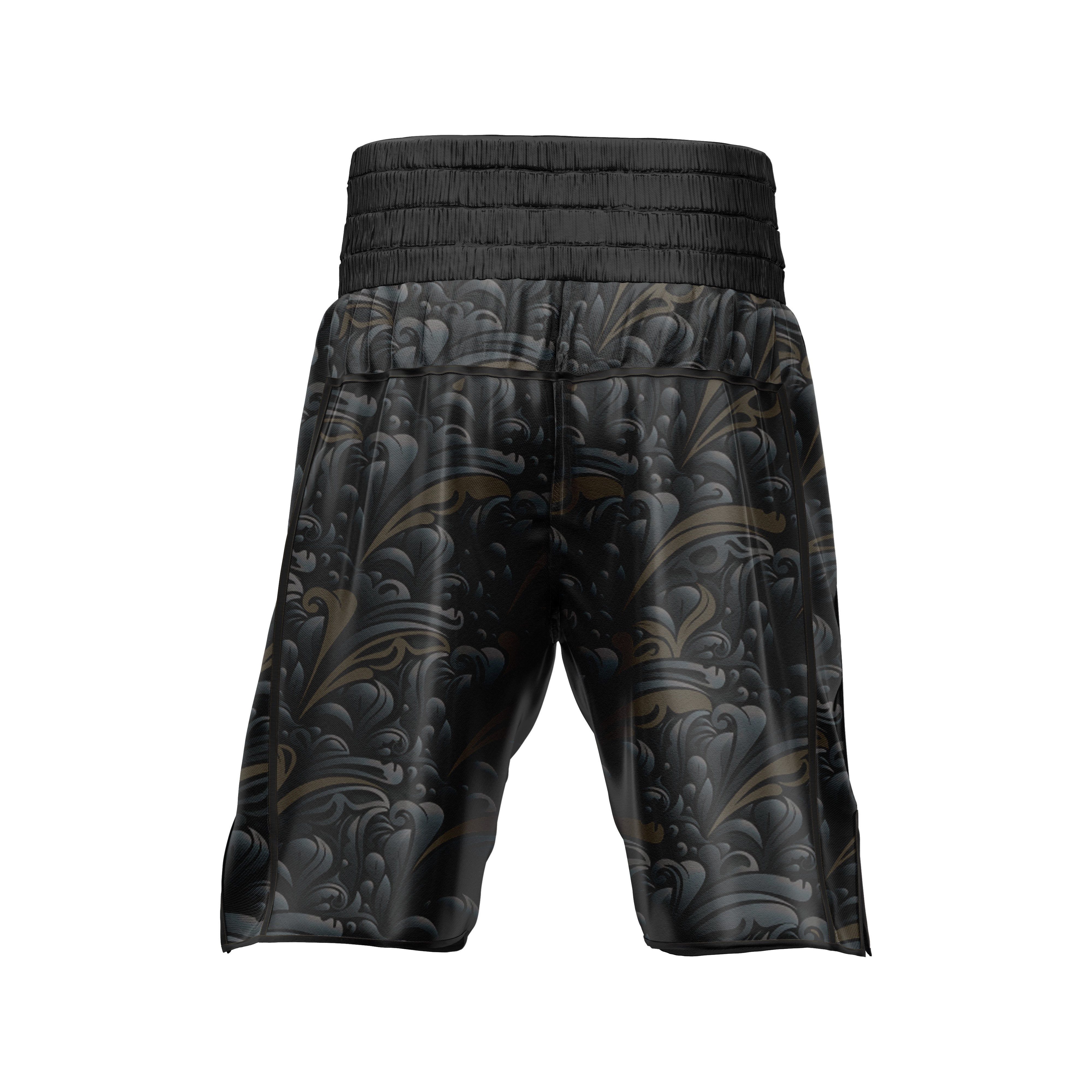 Black and Golden  Boxer Short