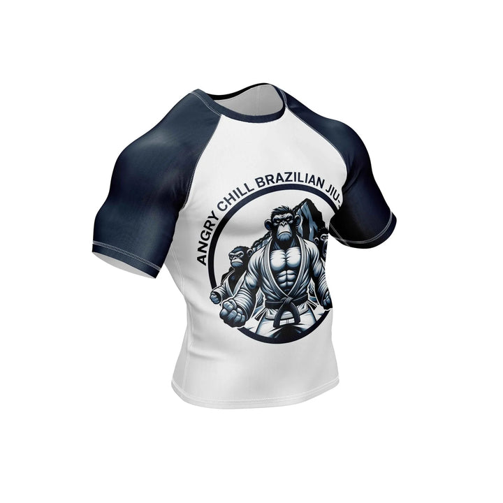 Brazilian Angry Chill Monkey Compression Rash Guard - Patriotic Rashguards | Combatra