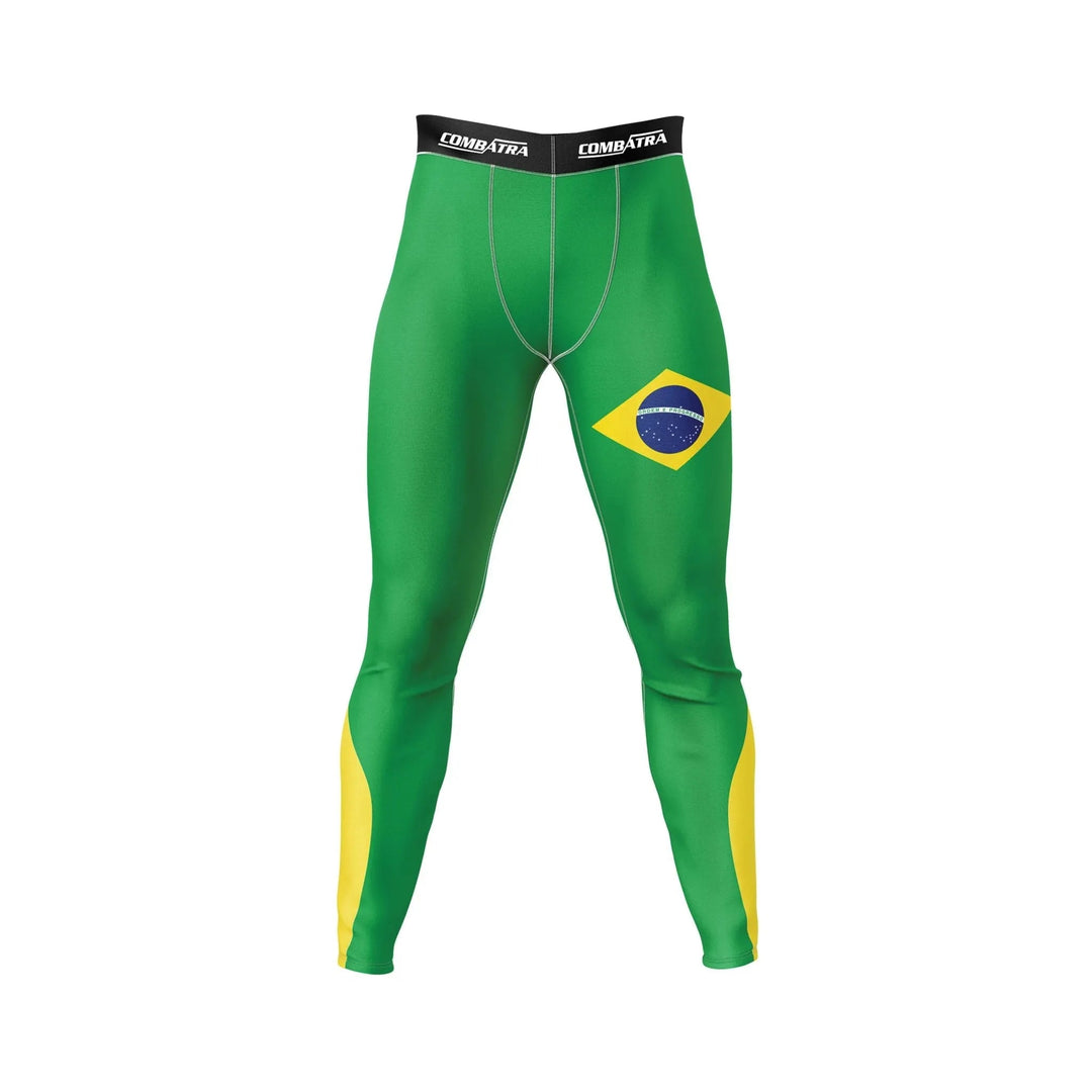Brazilian Flag Compressional pant - Compression Pants | Combatra