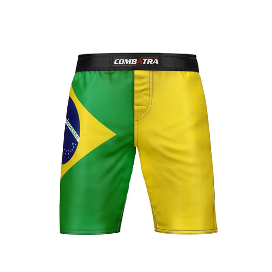 Brazilian Flag Performance MMA Shorts - MMA Shorts | Combatra