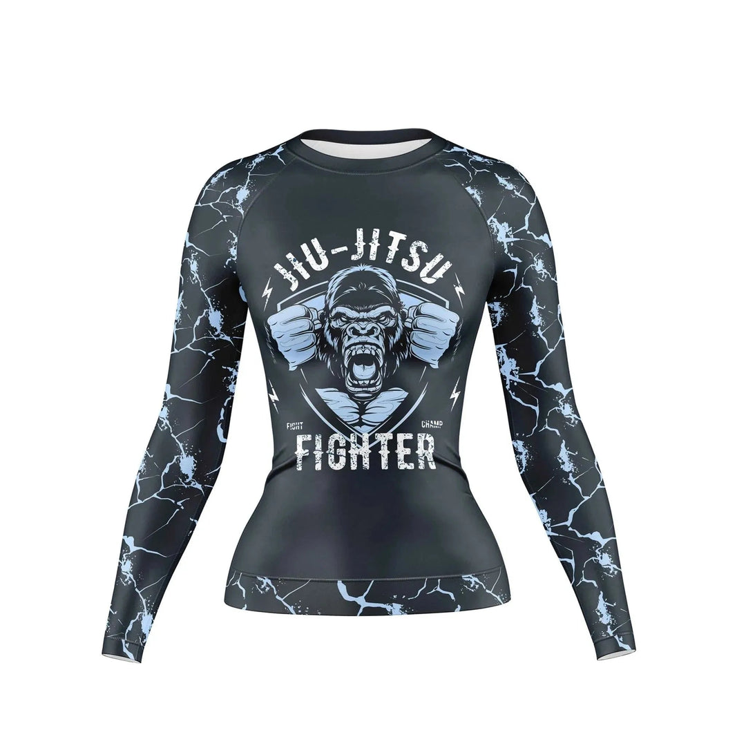 Chill Monkey Compression Rash Guard For Women - Premium Rashguards | Combatra