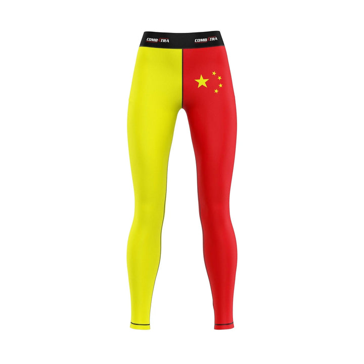 China Flag Compression Pants For Women - Compression Pants | Combatra