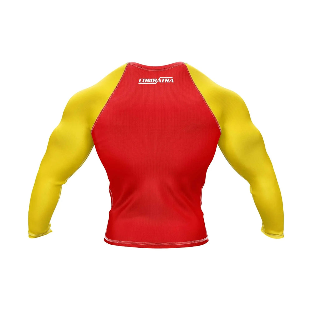 China Flag Compression Rash Guard - Patriotic Rashguards | Combatra