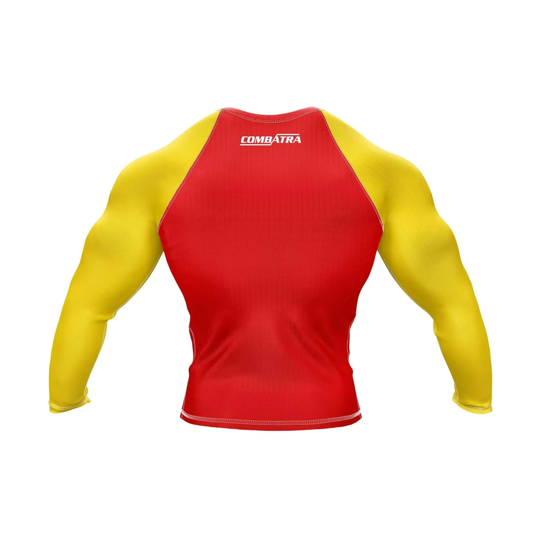 China Flag Compression Rash Guard - Patriotic Rashguards | Combatra