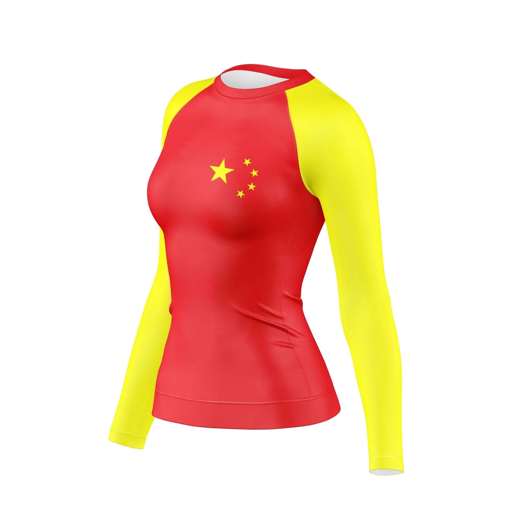China Flag Rashguard For Women - Premium Rashguards | Combatra